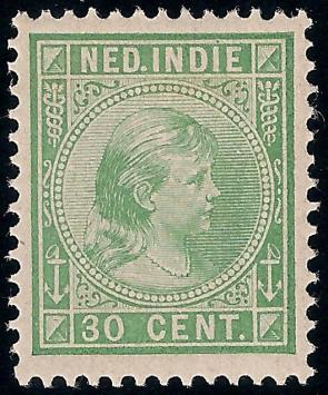 Nederlands Indië NVPH nr. 28 Prinses Wilhelmina 1892-1897 postfris