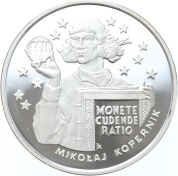 Poland 20 Zlotych 1995 Mikolaj Kopernik silver Proof