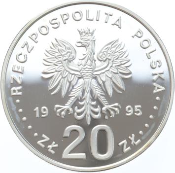 Poland 20 Zlotych 1995 Mikolaj Kopernik silver Proof