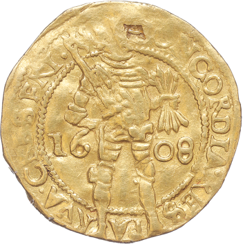 Friesland Nederlandse dukaat goud 1608