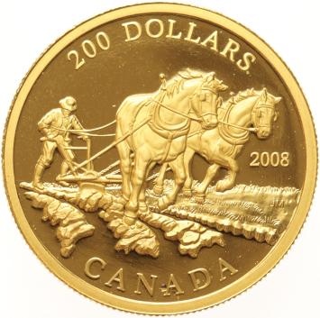 Canada 200 Dollars 2008 Agriculture Trade