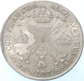 Austrian Netherlands Kronen Thaler 1795H silver BU