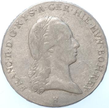 Austrian Netherlands Kronen Thaler 1795H silver XF+