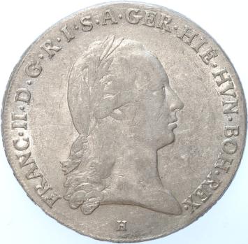 Austrian Netherlands Kronen Thaler 1796H silver BU