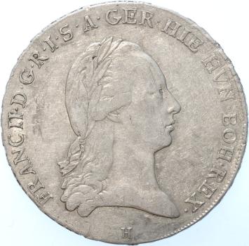 Austrian Netherlands Kronen Thaler 1796H silver A.UNC