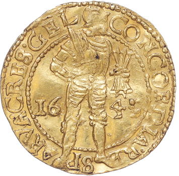 Gelderland Nederlandse dukaat goud 1645