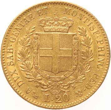Italian States 20 lire 1860p