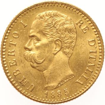 Italy 20 lire 1885