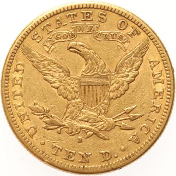 USA 10 dollars 1881s