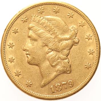 USA 20 dollars 1879s