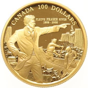Canada 100 Dollars 2008 Fraser River