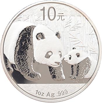 China Panda 2011 1  ounce silver