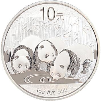 China Panda 2013 1 ounce silver