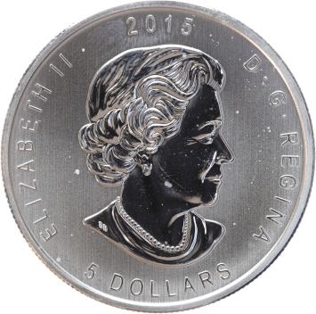 Canada Birds of Prey Owl 2015-1 1 ounce silver