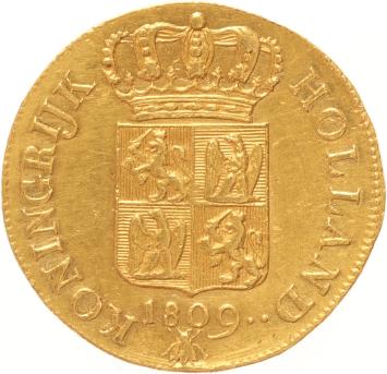 Koninkrijk Holland Gouden dukaat 1809