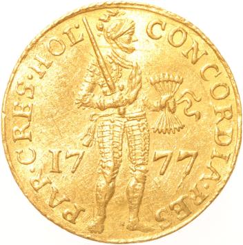Holland Nederlandse dukaat goud 1777