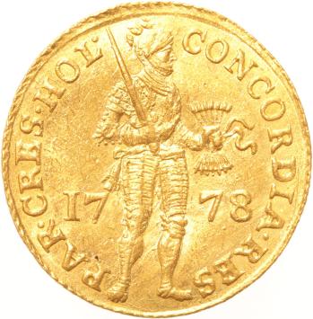 Holland Nederlandse dukaat goud 1778