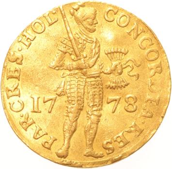 Holland Nederlandse dukaat goud 1778