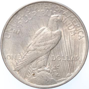 USA Peace 1 Dollar silver 1923 UNC