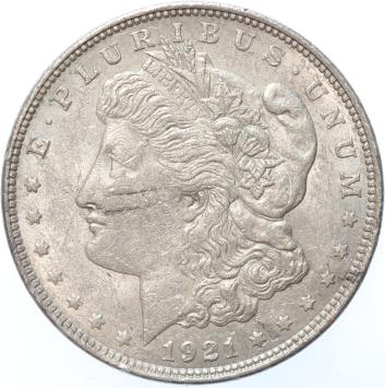 USA Morgan 1 Dollar silver 1921 XF
