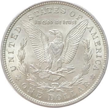 USA Morgan 1 Dollar silver 1921 UNC