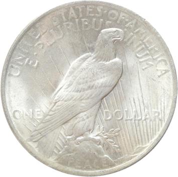 USA Peace 1 Dollar silver 1923 BU