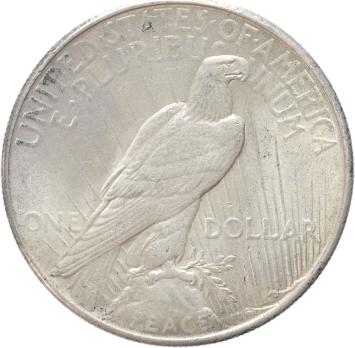 USA Peace 1 Dollar silver 1935 UNC