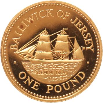 Jersey 1 pound gold 1993