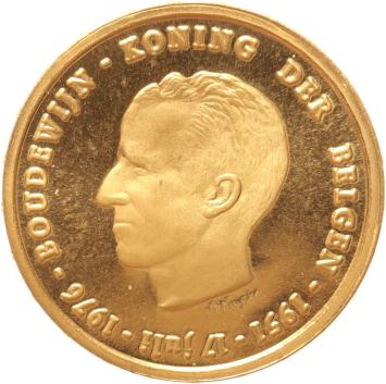 Belgium medalic issue 1976 Boudewijn