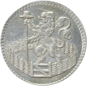 Holland Duit zilver 1761