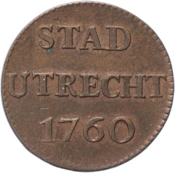Utrecht-stad Duit 1760