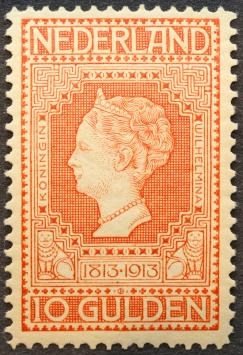 Nederland NVPH nr. 101 Jubileum zegel 1913 postfris