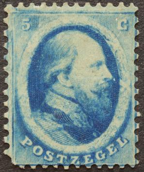 Nederland NVPH nr.4 Koning Willem III 1864 ongebruikt