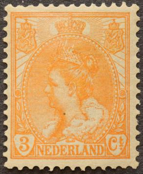 Nederland NVPH 56 Koningin Wilhelmina met bontkraag 1899-1921 postfris