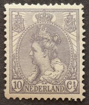 Nederland NVPH 62 Koningin Wilhelmina met bontkraag 1899-1921 postfris