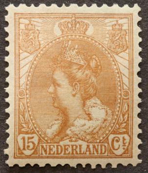 Nederland NVPH 64 Koningin Wilhelmina met bontkraag 1899-1921 postfris