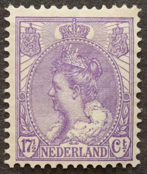Nederland NVPH 66 Koningin Wilhelmina met bontkraag 1899-1921 postfris