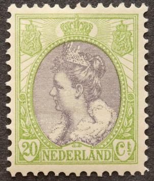 Nederland NVPH 69 Koningin Wilhelmina met bontkraag 1899-1921 postfris
