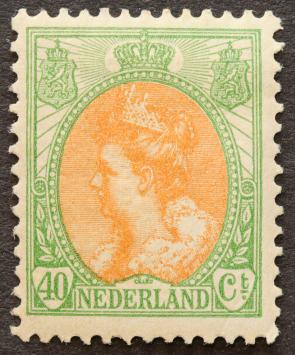 Nederland NVPH 73 Koningin Wilhelmina met bont kraag 1899-1921 postfris