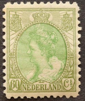Nederland NVPH 76 Koningin Wilhelmina met bont kraag 1899-1921 postfris