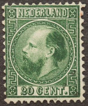 Nederland NVPH nr.10 Koning Willem III 1867-1868 ongebruikt
