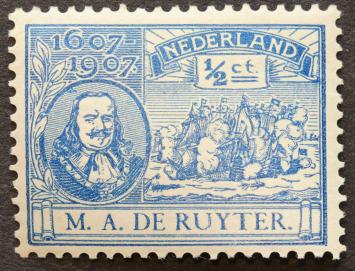 Nederland NVPH 87 Michiel de Ruyter 1907 postfris
