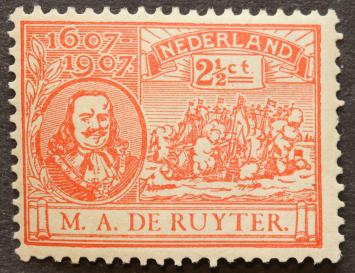Nederland NVPH 89 Michiel de Ruyter 1907 postfris