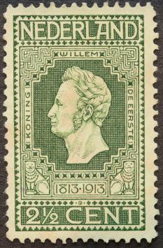 Nederland NVPH 90 Jubileumzegels 1913 postfris