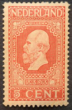 Nederland NVPH 92 Jubileumzegels 1913 postfris