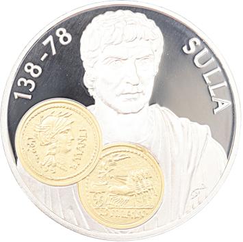 10 Gulden 2001 Lucius Cornelius Sulla Aureus Nederlandse Antillen Proof