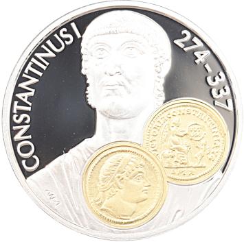 10 gulden 2001 Constantijn Solidus Nederlandse Antillen Proof
