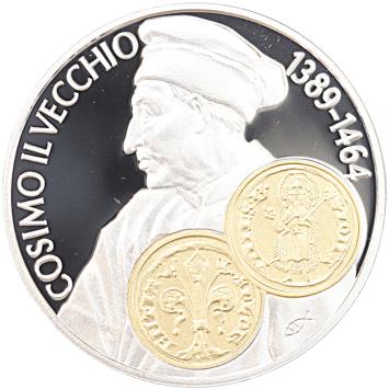 10 Gulden 2001 Cosimo Il Vecchio Fiorino d\'oro Nederlandse Antillen