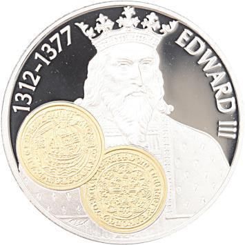10 gulden 2001 Edward III Nobel Nederlandse Antillen Proof