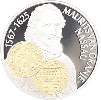 10 Gulden 2001  Maurits van Oranje Nassau Gouden Dukaat Nederlandse Antillen Proof